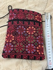 Handmade tatreez embroidered phone bag crossbody Palestinian Jordan ethnic pouch Women's Messenger Bag price