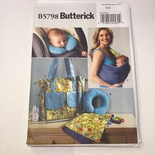 Butterick 5798 Baby's Changing Pad Neck Support Carrier Diaper Bag Baby Neck Support price