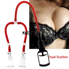 Twin Cup Nipple Breast Pump Sucker Enlarger Vacuum Enhancement System Cylinders Breast Pump price