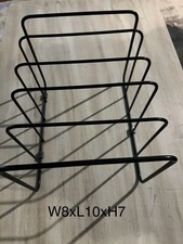 Black Metal Wire Magazine and File Folder Holder Organizer Rack Office Magazine Rack price