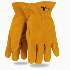 JustForKids Kids Genuine Leather Garden Work Gloves, Ages 2-4, Ages 3-5 Kids' Gloves price
