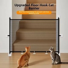 Large Pet Dog Baby Safety Gate Mesh Fence Portable Guard Indoor Home Kitchen net Baby Safety Gate price
