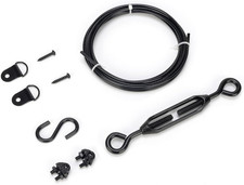 Anti Sag Gate Kit for Wooden Fence, Black Anti-Sagging Gate Support Cable Kit Ha Baby Safety Gate price