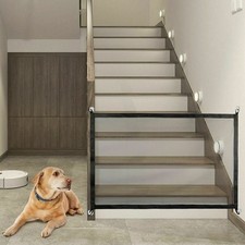 Large Pet Dog Baby Safety Gate Mesh Fence Portable Guard Indoor Home Kitchen New Baby Safety Gate price
