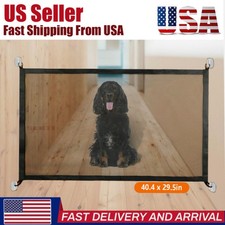 USA Large Pet Dog Baby Safety Gate Mesh Fence Portable Guard Indoor Home Kitchen Baby Safety Gate price