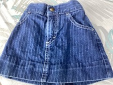 Lee Pinstripe Blue Denim Skirt Size 4T Girls' Jeans / Denim Skirt price