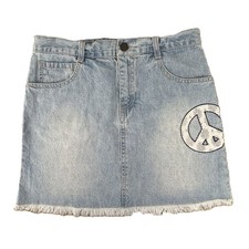 Crazy 8 Girls Light Blue Denim Skirt Size 12 Girls' Jeans / Denim Skirt price