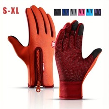 Windproof Waterproof Winter Gloves Touch Screen Lined Warm Men Women 7Color Pair Men's Gloves price