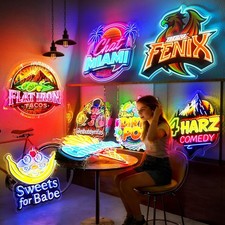 Custom Waterproof Neon Sign Custom Logo Light Up Sign For Outdoor Wall Decor LED Wall Art price