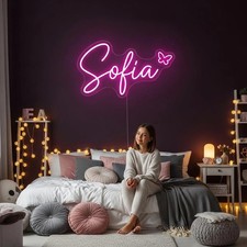 Personalized Name Neon Sign Custom LED Name For Kids Bedroom Wall Art Decor LED Wall Art price