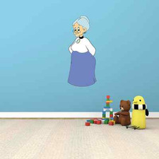 Grandma Funny Cartoon Kids Baby Room Wall Decor Sticker Decal 14"X25" Baby Room Wall Decor price
