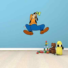 Goofy Wolf Funny Cartoon Kids Baby Room Wall Decor Sticker Decal 25"X20" Baby Room Wall Decor price