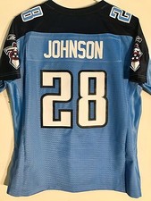 Reebok Women's Premier NFL Jersey Tennessee Titans Chris Johnson Light Blue sz M Women's Jersey price