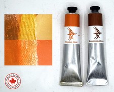 Realgar, Quinacridone Gold - Orange Duo Huo Set - Handmade Oil Paint - 50ml Oil Paint price