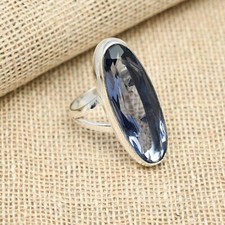 Unique Iolite Gemstone Handmade 925 Sterling Silver Ring Jewelry Sapphire Ring price