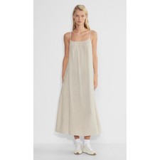 Aritzia The Group Babaton Well Being Linen Viscose Dress Medium Slip Dress price