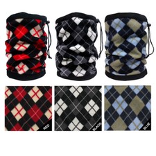 Check Polar Fleece Neck Warmer Beanie Muffler Scarf for Men Women Unisex Unisex Neck Warmer price