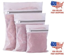 3 PCS (3 Size: S,M,L) Mesh Laundry Bags for Delicates Washing Clothes Wash Bag Baby Laundry Bag price