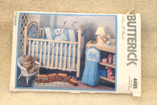 Butterick Baby Crib Quilt Diaper Laundry Bag Sewing Pattern 4495 From 1989 Baby Laundry Bag price
