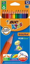BIC Kids Evolution Coloured Pencils, Vivid Colouring Pencils, Easy to Sharpen, E Coloured Pencils price