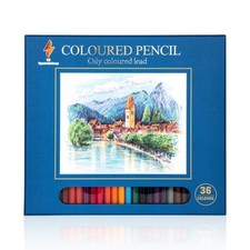 36 Colour Pencils Drawing Kit sketching Oil Based Coloured Beginner Drawing Coloured Pencils price