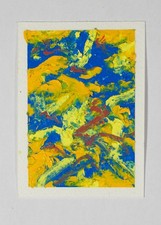 ACEO - Abstract - 2.5in x 3.5in - Colour Study #10 - Oil Pastel - Edition: 1/1 Pastel Paint price