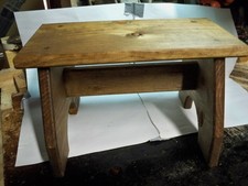 6" Handcrafted Wooden Step Stool, 6" high, 10.5 long, Early American Stain Baby Step Stool price