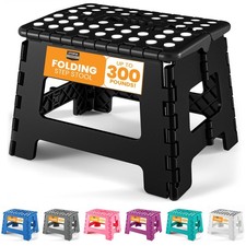 Folding Step Stool with Handle – 9 Inch AntiSlip, Collapsible, 300 lbs Capacity Baby Step Stool price