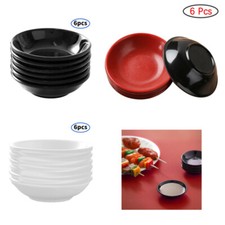 6 Pcs Melamine Dipping Bowls Sauce Dishes Unbreakable Heat-Resistant Round AU Dishes price