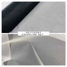 Petticoat Crinoline Net Fabric – 56” Wide | Stiff Mesh for Gowns & Costumes Petticoat price