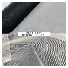 Petticoat Crinoline Net Fabric – 56” Wide | Stiff Mesh for Gowns & Costumes Petticoat price