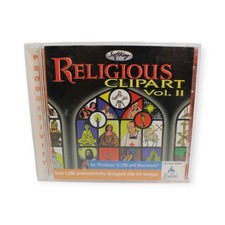 SoftKey Religious CLIPART Vol. II CD-ROM for Windows 3.1/95 & Macintosh Classic Religious Software price