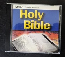 SNAP! HOLY BIBLE CD ROM SOFTWARE FOR WINDOWS 98 Religious Software price