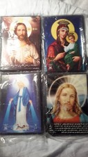 Coptic bizaar Religious Pictures set of 4 plaques from EGYPT NEW PACKAGE 6 × 4" Religious Software price