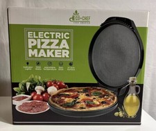 Ceo+Chef Cook Smarter 12" Electric Pizza Non-Stick Maker -Less 5-8 Cents To Cook Pizza Makers price