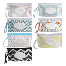 7 Pack Clear Wet Wipes Travel Pouch Bag Refillable Reusable Portable Holder Zip Baby Wet Bag price