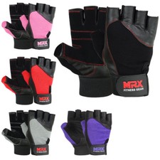 MRX Weight Lifting Gloves Gym Training Workout Bodybuilding Leather Glove Unisex Unisex Gloves price