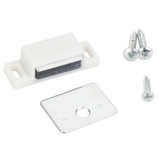 White Kitchen Cabinet Door Single Magnetic Touch Latch & Plate Furniture Catch Kitchen Cabinet / Furniture price