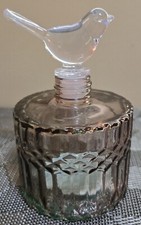 Decorative Light Brown Bottle With Bird Design Stopper Decorative Bottle price