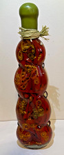 Red Chili Pepper Infused Vinegar Vintage Decorative Glass Bottle 15" Tall Decorative Bottle price