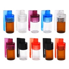 6Pcs Glass Sealed Storage Box With Spoon 180 Degree Flip Party Dispenser Bottles Decorative Bottle price