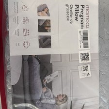 Momcozy Pregnancy Pillows for Sleeping, U Shaped Full Body 57 Inch, Grey Baby Safe Sleep Pillow price