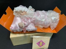 Dreams and Treasures Newborn Baby Girl Sleeping on Pillow ~ Pink ~ New in Box Baby Safe Sleep Pillow price
