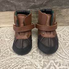 Polo Ralph Lauren Baby Boys Brown Conquered Crib Boots Size 3 USA RL100707 Baby Boots price