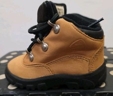 Nike ACG Baby Boots 5.5C Brown Tan Leather Lace Up Bootie Hiking Vintage Baby Boots price
