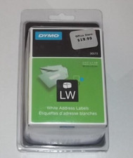 DYMO 30572 2 rolls per package 3 1/2" X 1 1/8" WHITE ADDRESS LABELS NEW LOWEST $ Address & Label Software price