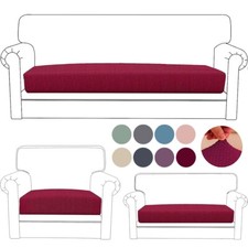 1 2 3 Seater Sofa Cushion Cover Couch Seat Slipcover Stretch Furniture Protector Furniture Cushion Cover price