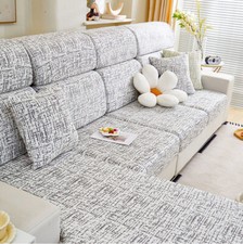 L Shape Sofa Cushion Cover 1 2 3 4 Seater Stretch Lounge Couch Cover Slipcover Furniture Cushion Cover price
