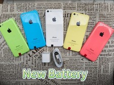 Apple iPhone 5C UNlocked 8/16/32GB BLUE/GREEN/PINK/WHITE/ YELLOW - New Battery Outlet-Display Mobile Phones price