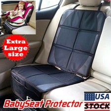 Car Seat Protector Mat Booster PADDED Cushion Leather Cover Kick Mat Pads Baby Baby Car Seat Booster price